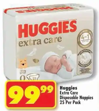 Shoprite Huggies Extra Care Disposable Nappies offer
