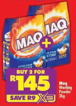 Shoprite Maq Washing Powder offer
