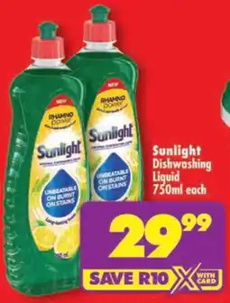 Shoprite Sunlight Dishwashing Liquid offer