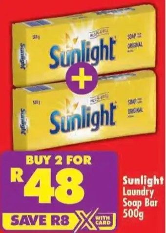 Shoprite Sunlight Laundry Soap Bar offer