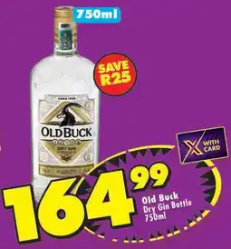 Shoprite Old Buck Dry Gin Bottle offer