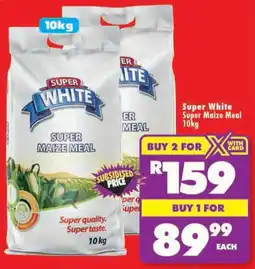 Shoprite Super White Super Maize Meal offer