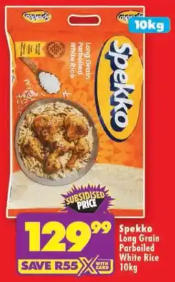 Shoprite Spekko Long Grain Parboiled White Rice offer