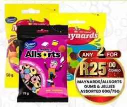 Take 'n Pay Maynards/ allsorts gums & jellies assorted offer