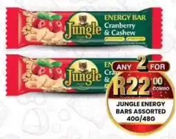 Take 'n Pay Jungle energy bars assorted offer