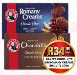 Take 'n Pay Bakers choc-kits or romany creams biscuits offer