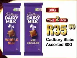 Take 'n Pay Cadbury Slabs Assorted offer