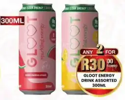 Take 'n Pay Gloot energy drink assorted offer