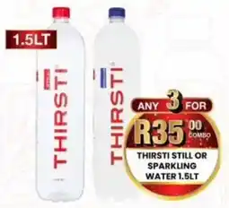 Take 'n Pay Thirsti still or sparkling water offer