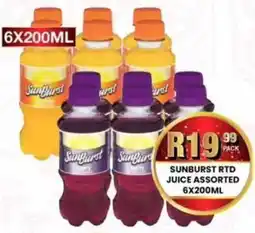 Take 'n Pay Sunburst rtd juice assorted offer