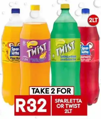 Take 'n Pay Sparletta or Twist offer