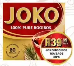 Take 'n Pay Joko rooibos tea bags offer