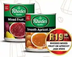 Take 'n Pay Rhodes Mixed Fruit or Smooth Apricot Jam offer