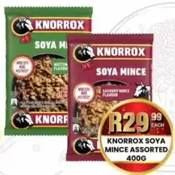 Take 'n Pay Knorrox soya mince assorted offer