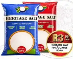 Take 'n Pay Heritage salt fine/ coarse offer
