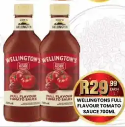 Take 'n Pay Wellingtons full flavour tomato sauce offer