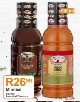 Take 'n Pay Minnies Sauces Assorted Flavours offer