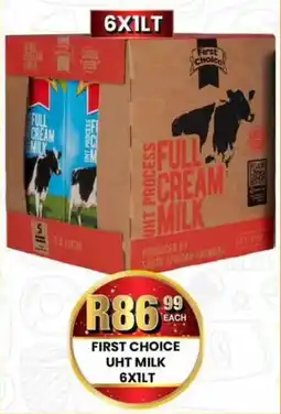 Take 'n Pay First choice uht milk offer