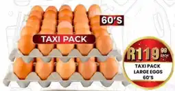 Take 'n Pay Taxi pack large eggs offer