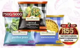 Take 'n Pay Natures garden sweetcorn/ mixed veg/ peas offer