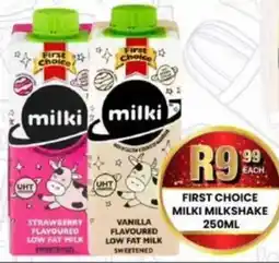 Take 'n Pay First choice milki milkshake offer