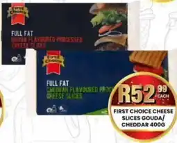 Take 'n Pay First choice cheese slices gouda/ cheddar offer