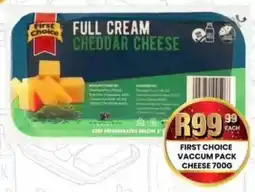 Take 'n Pay First choice vacuum pack cheese offer