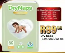 Take 'n Pay Dry Naps Premium Diapers offer