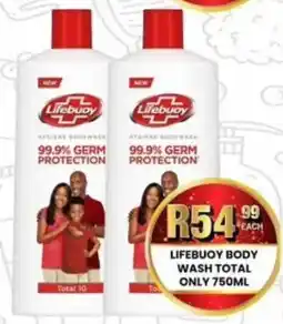 Take 'n Pay Lifebuoy body wash total offer