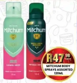 Take 'n Pay Mitchum body sprays assorted offer