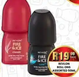 Take 'n Pay Revlon roll ons assorted offer