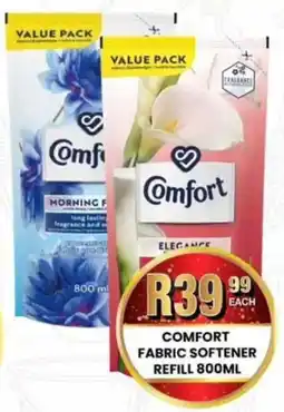 Take 'n Pay Comfort fabric softener refill offer