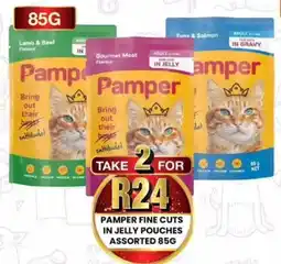 Take 'n Pay Pamper fine cuts in jelly pouches assorted offer
