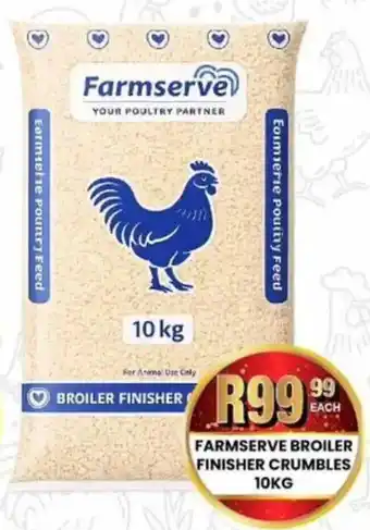 Take 'n Pay Farmserve broiler finisher crumbles offer
