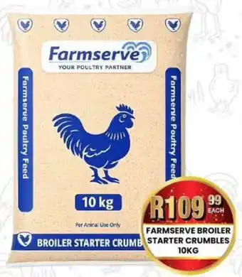 Take 'n Pay Farmserve broiler starter crumbles offer