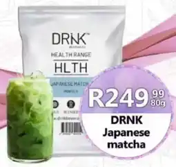 Take 'n Pay DRNK Japanese matcha offer