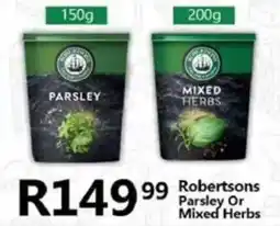 Take 'n Pay Robertsons Parsley Or Mixed Herbs offer