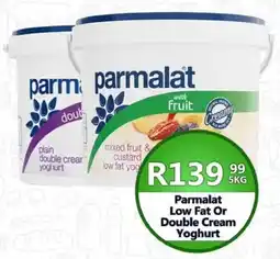 Take 'n Pay Parmalat Low Fat Or Double Cream Yoghurt offer