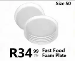 Take 'n Pay Fast Food Foam Plate offer