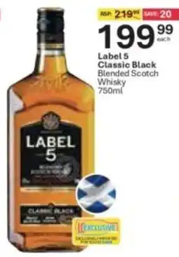 Liquor City Label 5 Classic Black Blended Scotch Whisky offer