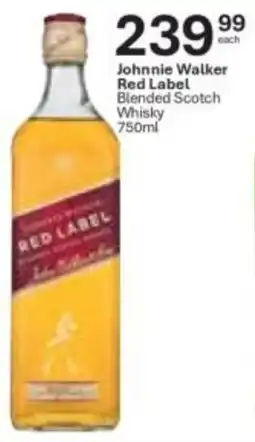Liquor City Johnnie Walker Red Label Blended Scotch Whisky offer
