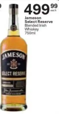 Liquor City Jameson Select Reserve Blended Irish Whiskey offer
