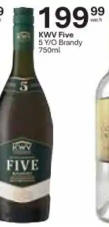 Liquor City KWV Five 5 Y/O Brandy offer
