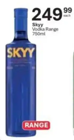 Liquor City Skyy Vodka Range offer