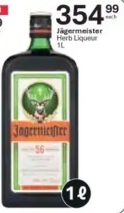 Liquor City Jägermeister Herb Liqueur offer