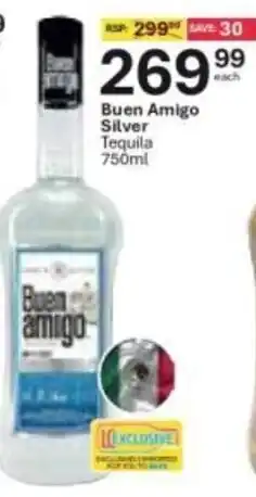 Liquor City Buen Amigo Silver Tequila offer