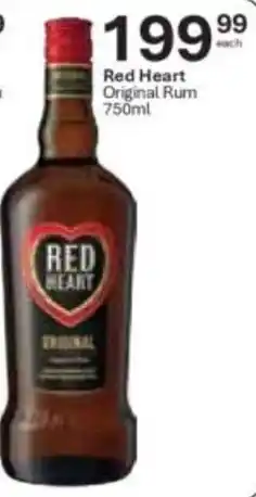 Liquor City Red Heart Original Rum offer
