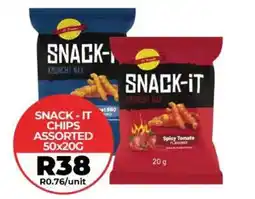 1UP Snack-it chips assorted offer