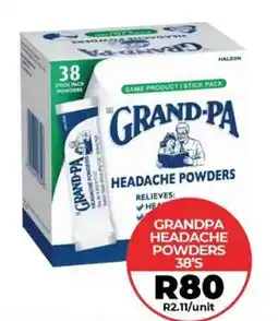 1UP Grandpa headache powders offer
