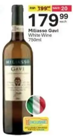Liquor City Miliasso Gavi White Wine offer